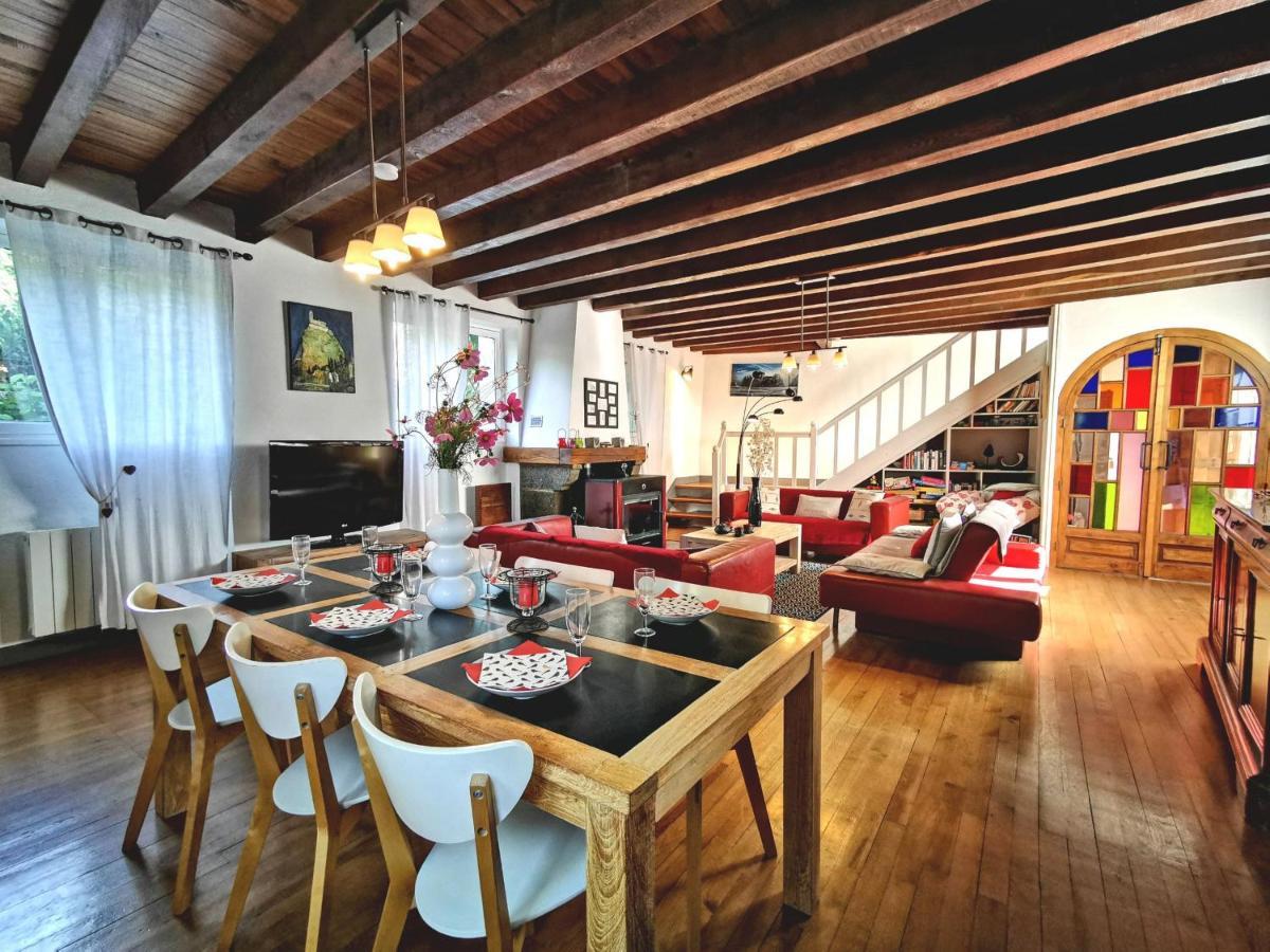 Grande Maison Au Coeur D'Un Village Historique Avec Terrasse Et Wifi Inclus - Fr-1-582-308 Saint-Vidal 외부 사진